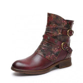 Midnight Wanderer Buckle Boots